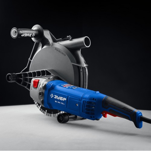 ЗУБР d 180 мм, 2200 Вт, 45 мм, штроборез (бороздодел), метал. ящик, Профессионал (ЗШ-П45-2200 ПТК)