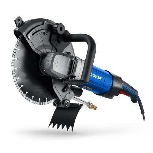 ЗУБР d 305 мм, 2700 Вт, 100 мм, электрический резчик по бетону, Профессионал (РЭУ-2700-300)