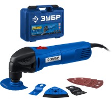 ЗУБР OIS, 550 Вт, реноватор, кейс, набор насадок, Профессионал (МФИ-П550 Н)