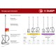 ЗУБР М14, d160 мм, насадка-миксер для легких растворов ″сверху-вниз″ (МНЛ-160)
