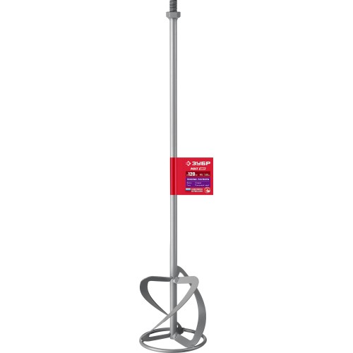 ЗУБР М14, d120 мм, насадка-миксер для тяжелых растворов ″снизу-вверх″ (МНТ-120)