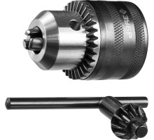 ЗУБР 13 мм, 1/2″, ударный сверлильный патрон с ключом для дрели, Профессионал (2908-13-1/2)