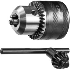 ЗУБР 13 мм, 1/2″, ударный сверлильный патрон с ключом для дрели, Профессионал (2908-13-1/2)