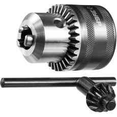 ЗУБР 16 мм, 1/2″, ударный сверлильный патрон с ключом для дрели, Профессионал (2908-16-1/2)