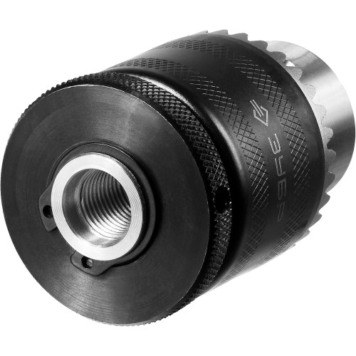 ЗУБР 2-13 мм, 1/2″, ударный ключевой патрон с фиксатором для дрели, Профессионал (29082-13-1/2)