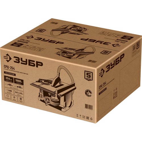 ЗУБР d 254 мм, 1900 Вт, настольный распиловочный станок (СРЦ-254)