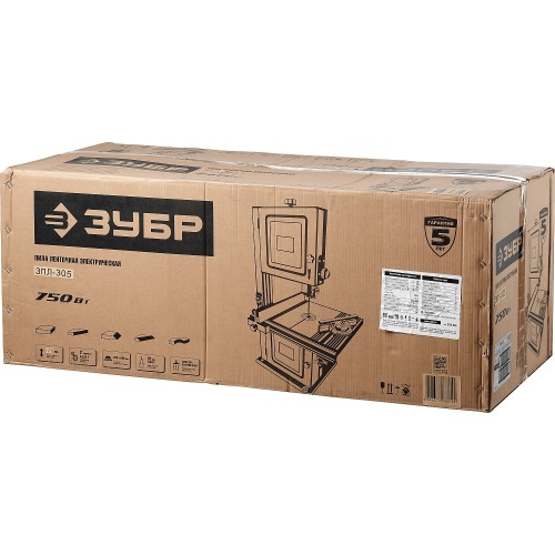 ЗУБР 305 мм, 750 Вт, ленточная пила (ЗПЛ-305)