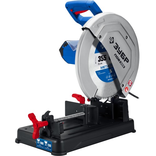 ЗУБР 355 мм, 2000 Вт, монтажная пила (отрезная) с пильным диском, Профессионал (ПОМ-355-Н)