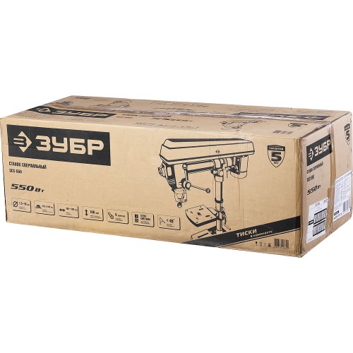 ЗУБР 550 Вт, 16 мм, радиально - сверлильный станок (ЗСС-550)