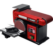 ЗУБР d 150 мм, 100 х 914 мм лента, 550 Вт, тарельчато - ленточный шлифовальный станок (СШЛ-550)
