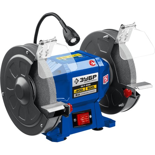 ЗУБР d 200, 500 Вт, заточной станок, Профессионал (ПСТ-200)