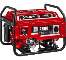 ЗУБР 2800 Вт, бензиновый генератор с электростартером (СБ-2800Е)