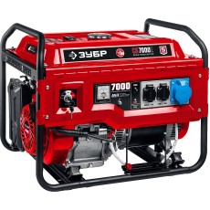 ЗУБР 7000 Вт, бензиновый генератор с электростартером (СБ-7000Е)