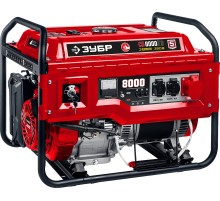ЗУБР 8000 Вт, 380 / 220 В, бензиновый генератор с электростартером (СБ-8000Е-3)