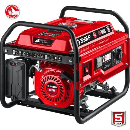 ЗУБР 2800 Вт, бензиновый генератор (СБ-2800)