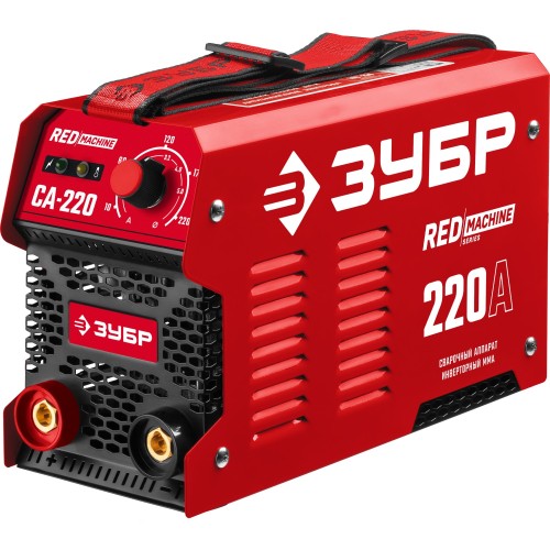 ЗУБР ММА, 220 А, RED MACHINE, сварочный аппарат инверторный, макс. электрод Ø 5.0 мм (СА-220)