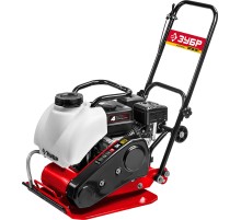 ЗУБР 15 кН, 80 кг, бензиновая виброплита (ВПБ-15 А)