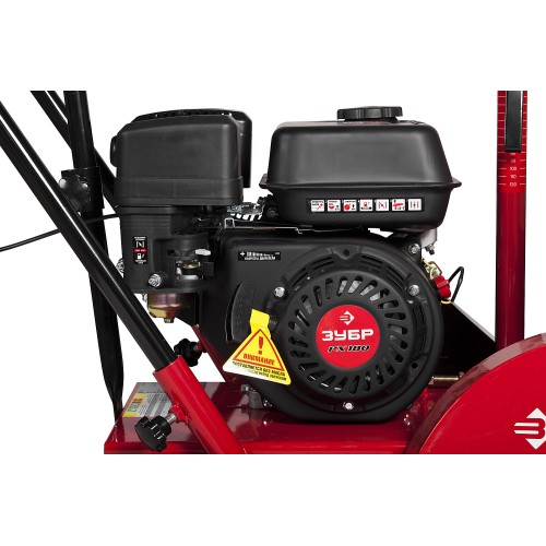 ЗУБР диск 350 мм, 115 мм макс. рез, бензиновый швонарезчик (резчик швов), Профессионал (ЗШБ-350)