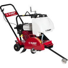 ЗУБР диск 350 мм, 115 мм макс. рез, бензиновый швонарезчик (резчик швов), Профессионал (ЗШБ-350 Х)