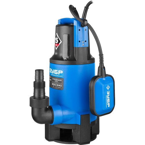 ЗУБР 900 Вт, дренажный насос для грязной воды, Профессионал (НПГ-Т3-900)