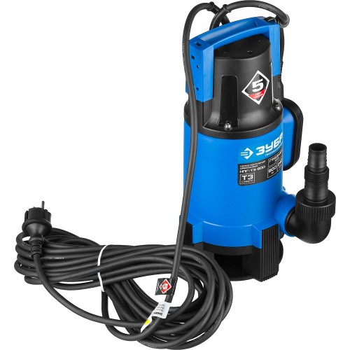 ЗУБР 900 Вт, дренажный насос для грязной воды, Профессионал (НПГ-Т3-900)