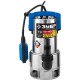 ЗУБР 1100 Вт, дренажный насос для грязной воды, корпус - нерж. сталь, Профессионал (НПГ-Т3-1100-С)