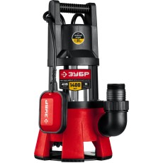 ЗУБР 1400 Вт, дренажный насос для грязной воды, корпус - нерж. сталь (НПГ-М3-1400-С)