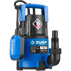 ЗУБР 750 Вт, дренажный насос с минимальным уровнем откачки, Профессионал (НПЧ-Т3-750)