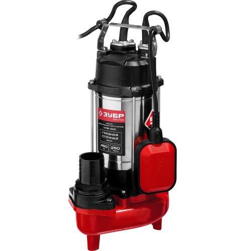 ЗУБР 450 Вт, фекальный насос (НПФ-450)