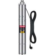 ЗУБР 900 Вт, 110 м напор, скважинный насос винтовой, корпус из нержавеющей стали (НСВ-75-110)