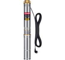 ЗУБР 550 Вт, 40 м напор, скважинный центробежный насос, корпус из нержавеющей стали (НСЦ-100-40)