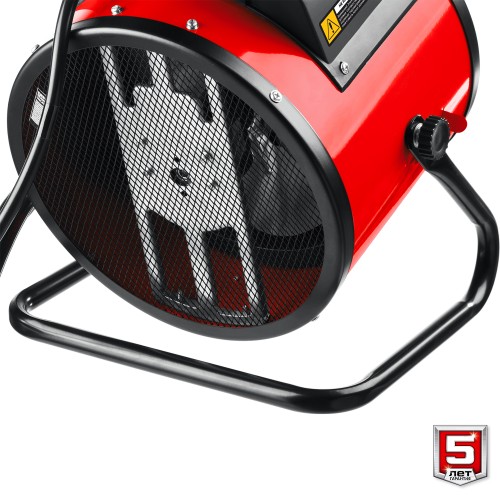 ЗУБР 5 кВт, электрическая тепловая пушка (ТПК-5Р)