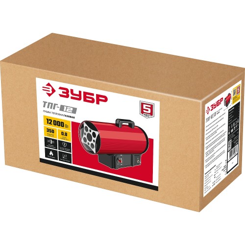 ЗУБР 12 кВт, газовая тепловая пушка (ТПГ-12)