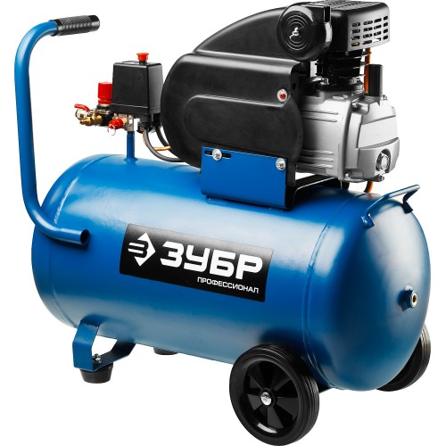 ЗУБР 240 л/мин, 50 л, 1500 Вт, масляный компрессор, Профессионал (ЗКПМ-240-50-1.5)