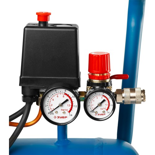 ЗУБР 240 л/мин, 50 л, 1500 Вт, масляный компрессор, Профессионал (ЗКПМ-240-50-1.5)