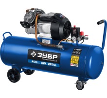 ЗУБР 400 л/мин, 100 л, 2200 Вт, масляный компрессор, Профессионал (КПМ-400-100)