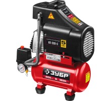 ЗУБР 200 л/мин, 6 л, 1500 Вт, безмасляный компрессор (КП-200-6)
