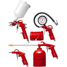 ЗУБР MS-5G, 5 предметов, универсальный набор пневмоинструмента (06459-H5)