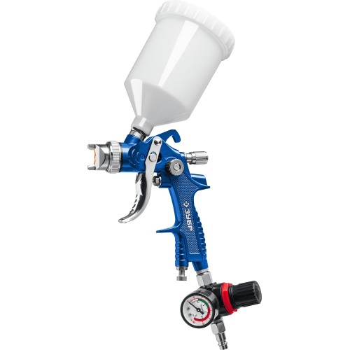 ЗУБР PRO 600M, HVLP, 1.4 мм, пневматический краскопульт с верхним бачком, Профессионал (06453-1.4)