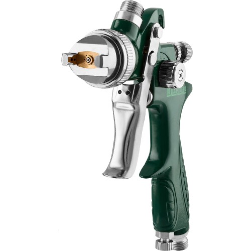 KRAFTOOL AirKraft, HVLP, 1.7 мм, пневматический краскопульт с верхним бачком (06522-1.7)