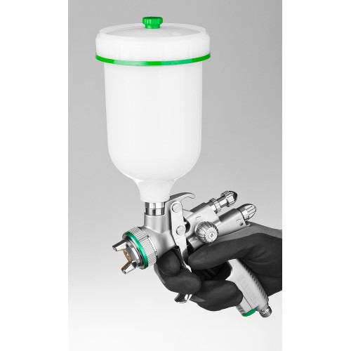 KRAFTOOL JETA 1000, HVLP, 1.3 мм, пневматический краскопульт с верхним бачком (06559-1.3)