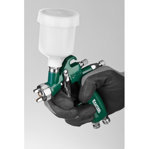 KRAFTOOL AIRKRAFT MINI, HVLP, 1 мм, пневматический краскопульт с верхним бачком (06565-1.0)