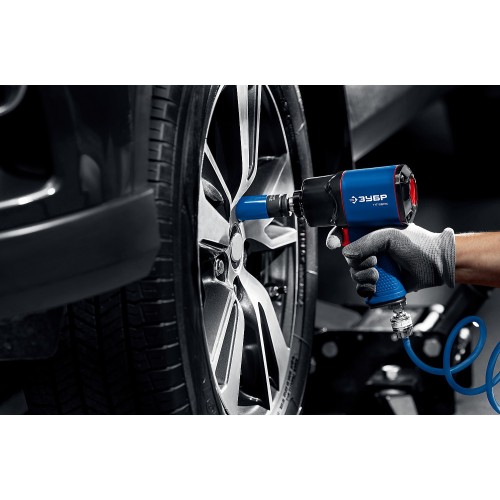 ЗУБР ПГ-880К, 1/2″, 880 Н·м, ударный пневматический гайковерт, Профессионал (64250)