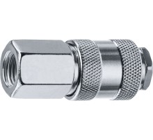 ЗУБР 1/4″F - рапид муфта, переходник, Профессионал (64910-1/4)