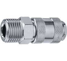 ЗУБР 1/2″M - рапид муфта, переходник, Профессионал (64911-1/2)