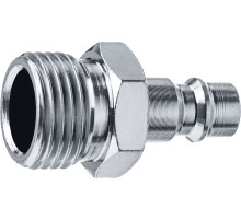 ЗУБР 1/2″M - рапид штуцер, переходник, Профессионал (64915-1/2)