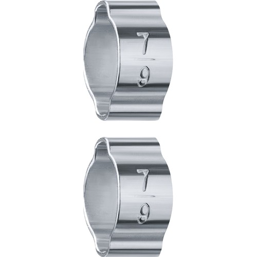 ЗУБР 7 - 9 мм, 2 шт, обжимной хомут, Профессионал (64929-07-09)