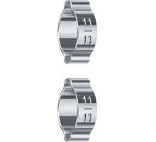 ЗУБР 11 - 13 мм, 2 шт, обжимной хомут, Профессионал (64929-11-13)