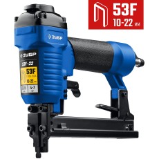 ЗУБР 53F-22, пневматический степлер для скоб 20Ga, тип 53F (10-22 мм), Профессионал (31935)