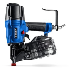 ЗУБР CSN-65, пневматический обшивочный нейлер для барабанных гвоздей ЗУБР CSN (38-65 мм), Профессионал (31922)